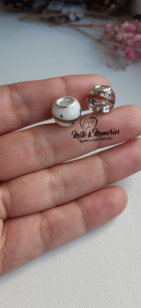 Charm tip Pandora ce contine lapte matern si baza din argint 925 [5]