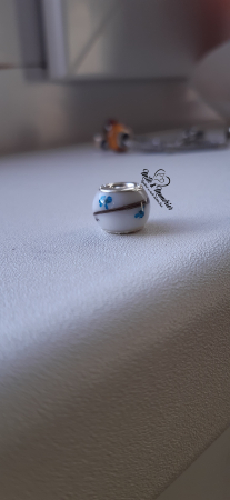 Charm-uri - Charm tip Pandora ce contine lapte matern si baza din argint 925