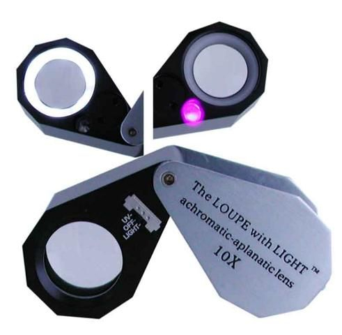 Lupa cu 6 LED si UV factor de marire10X [1]