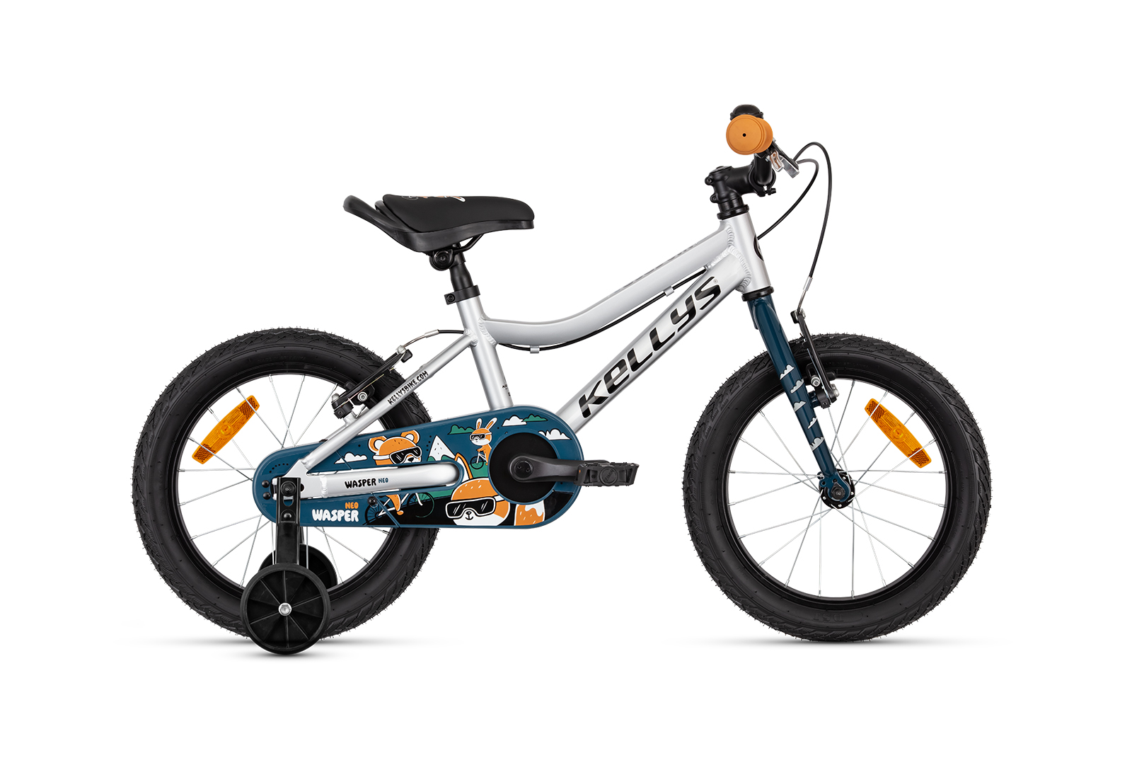 Biciclete copii - Bicicleta copii KELLYS Wasper Neo Silver 16"