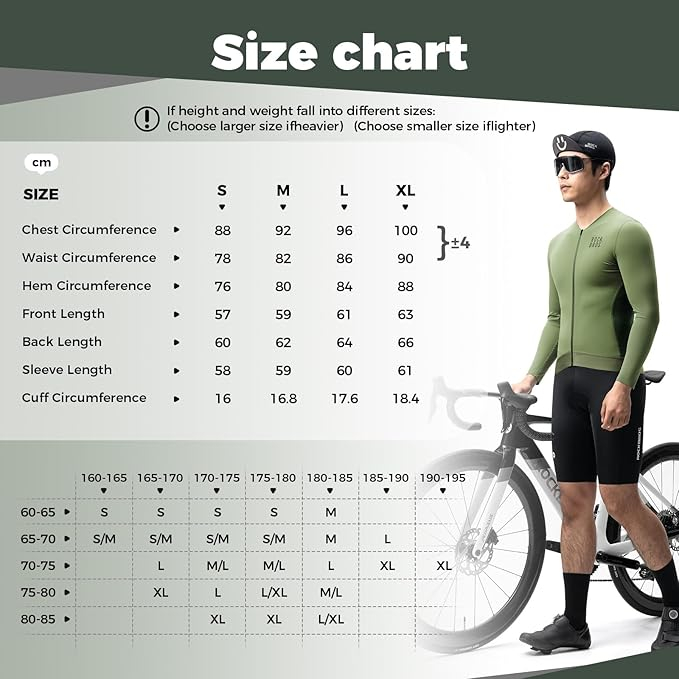 Bluza ciclism Rockbros, verde, M INTL [5]