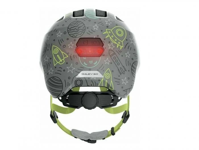 Abus Smiley 3.0 LED Grey Space S Cască bicicletă copii ( 45-50 cm) [2]