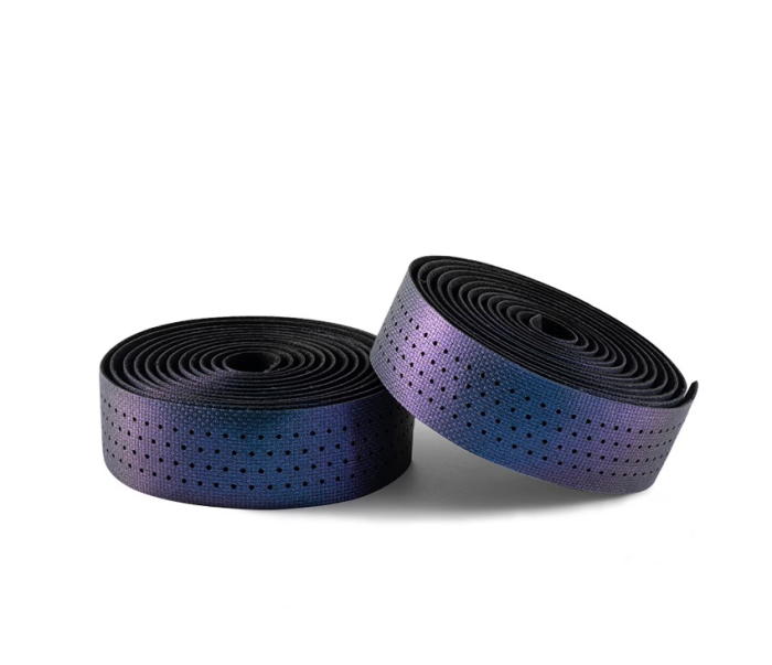 Banda ghidon bicicleta Rockbros 71240004007 silicon 3x220cm violet kameleon perforata set [1]