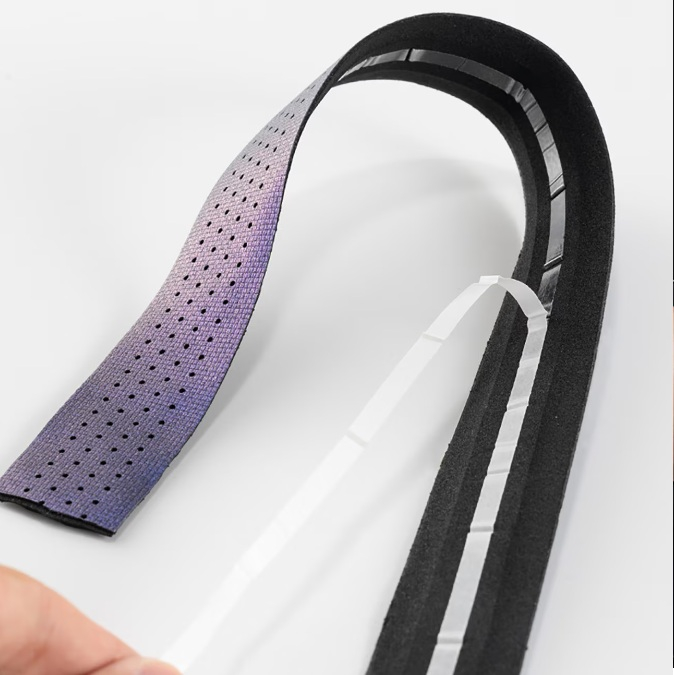 Banda ghidon bicicleta Rockbros, silicon, 3x220cm, violet kameleon [2]