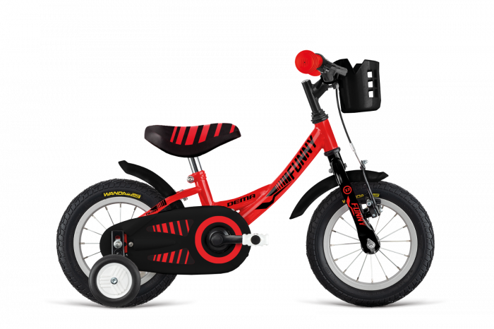 Bicicleta Copii 12″ DEMA FUNNY Rosu [1]