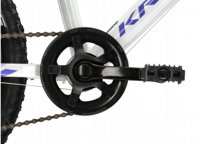 Bicicleta Copii Kross Lea Mini 3.1 Light D 20, Alb, Roz, roti 20 Inch [4]