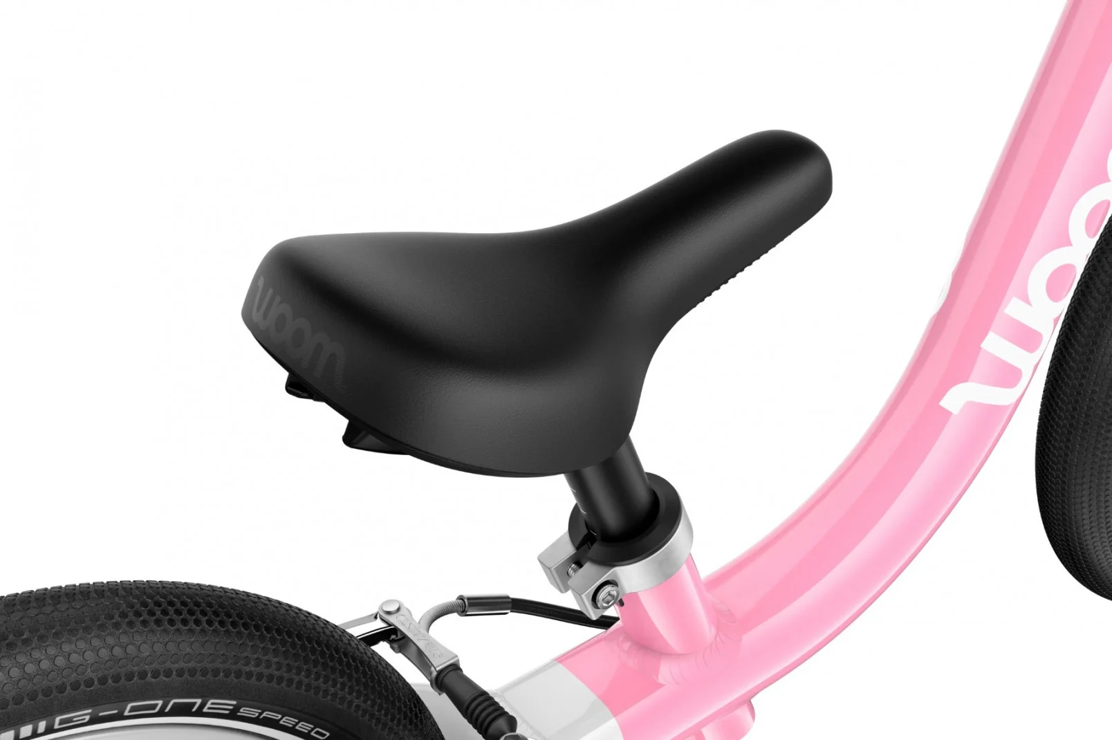 Bicicleta copii Woom 1 Go cu roti 12" powder pink [4]