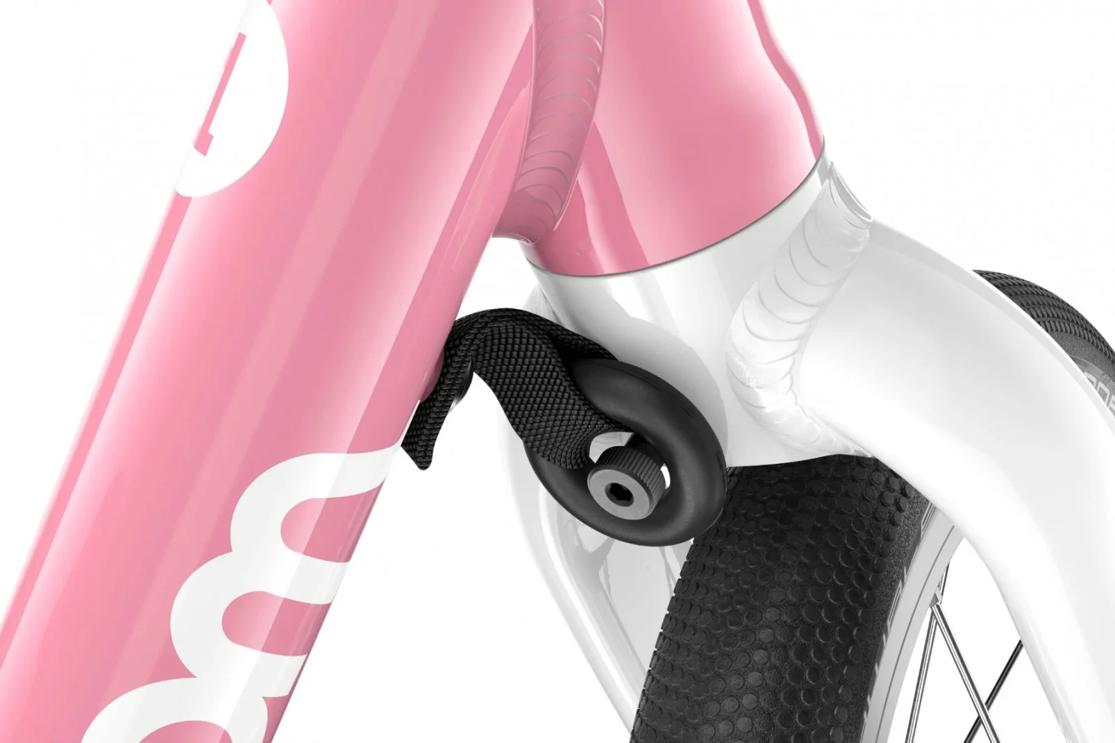 Bicicleta copii Woom 1 Go cu roti 12" powder pink [3]