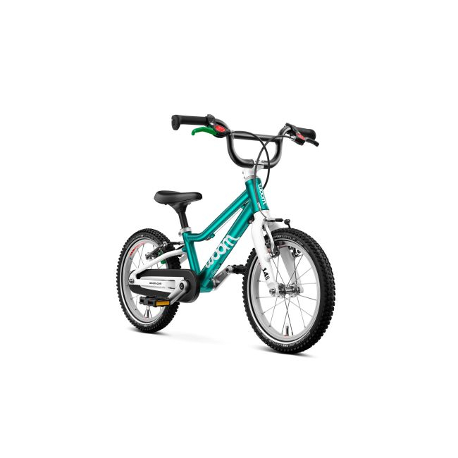Bicicleta copii Woom 2 Go cu roti 14" verde Metallic Turquoise Petrol [2]
