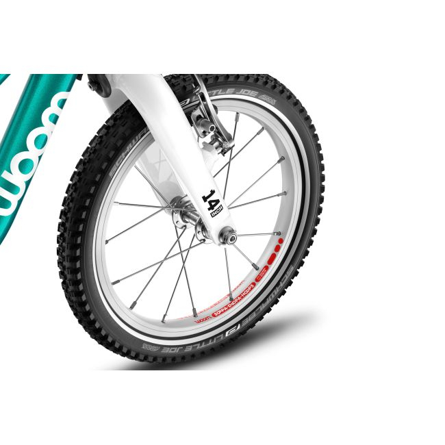Bicicleta copii Woom 2 Go cu roti 14" verde Metallic Turquoise Petrol [9]