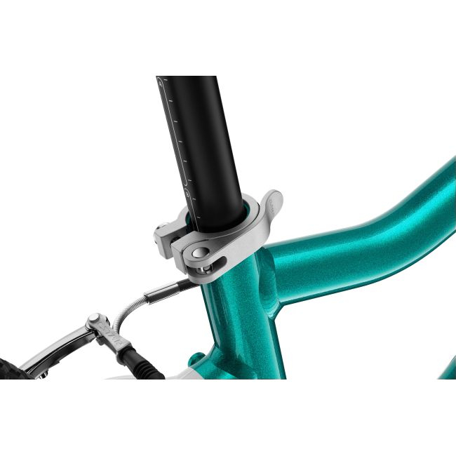 Bicicleta copii Woom 3 Automagic Go cu roti 16" - albastru Metallic Turquoise Petrol [13]