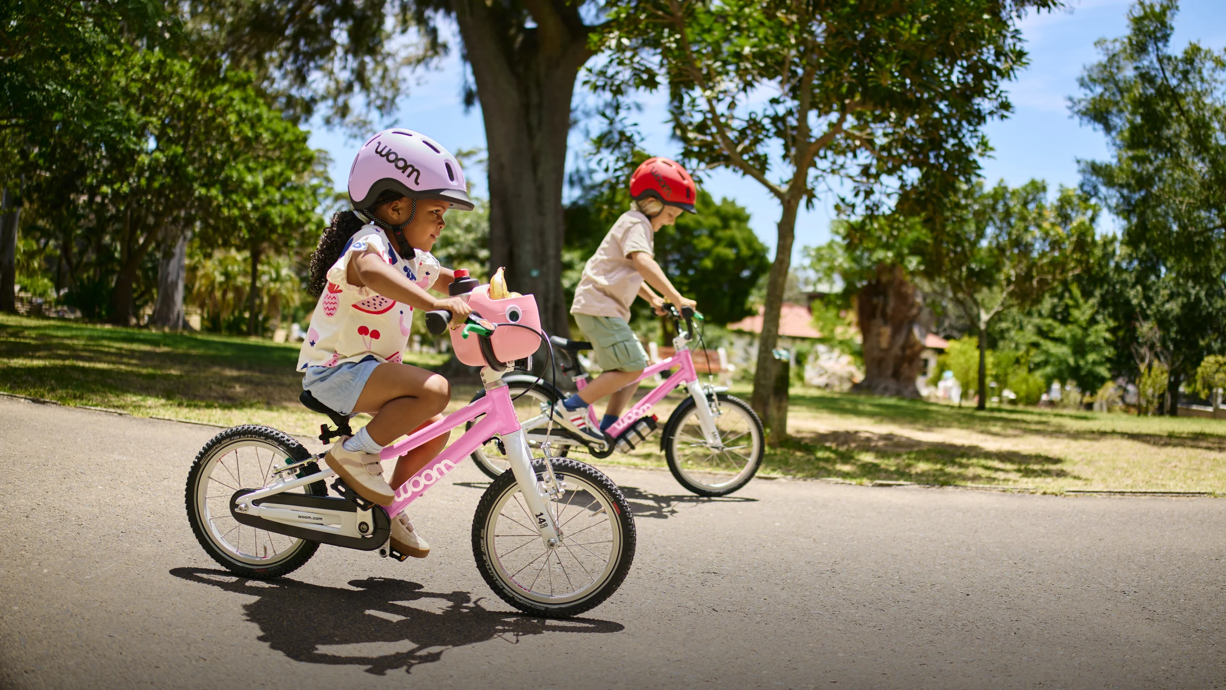 Bicicleta copii Woom 3 Automagic Go cu roti 16" - powder pink [3]