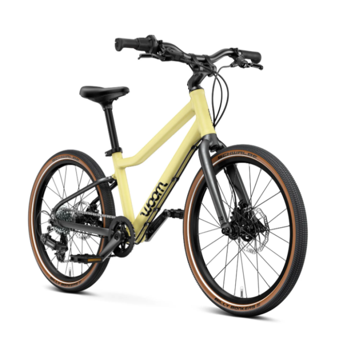 Bicicleta copii Woom 4 Explore cu roti 20" galben Mellow Yellow [3]