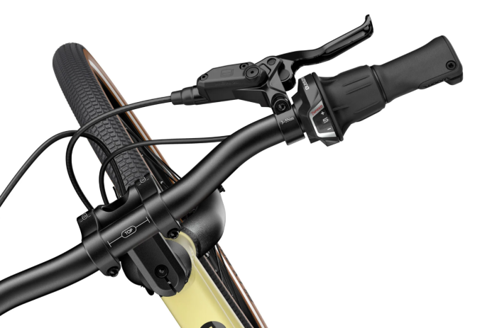 Bicicleta copii Woom 4 Explore cu roti 20" galben Mellow Yellow [4]