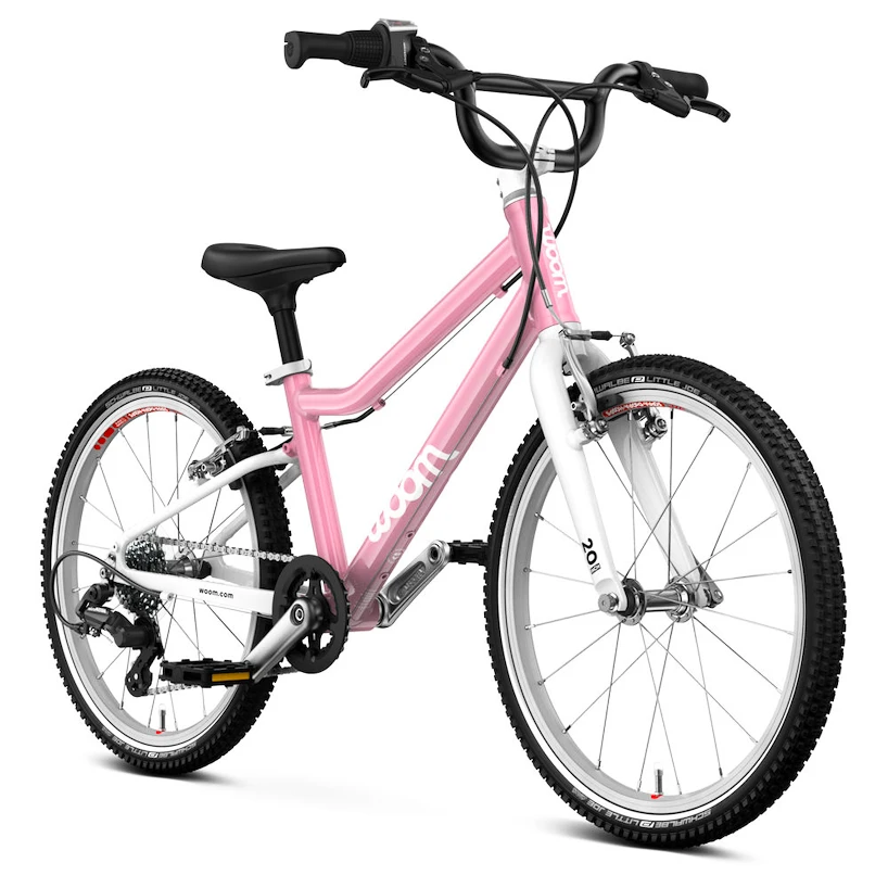 Bicicletă copii Woom 4 Go cu roți 20" Powder Pink [2]