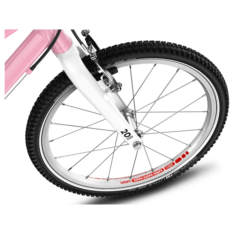 Bicicletă copii Woom 4 Go cu roți 20" Powder Pink [5]