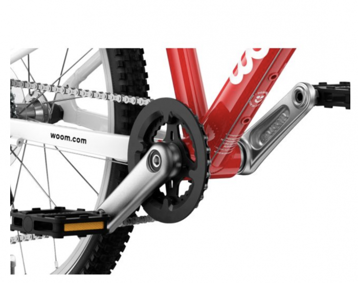 Bicicleta copii Woom 4 Go cu roti 20" rosu Woom Red [5]