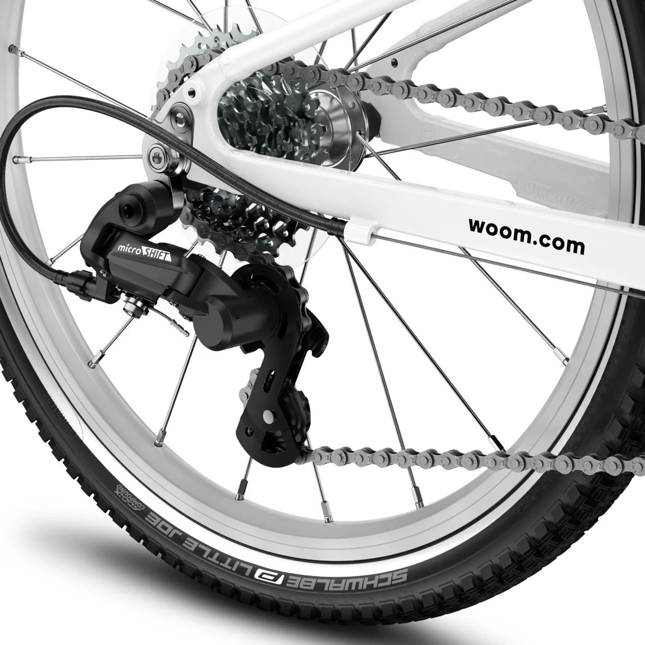 Bicicleta copii Woom 4 Go cu roti 20" rosu Woom Red [5]