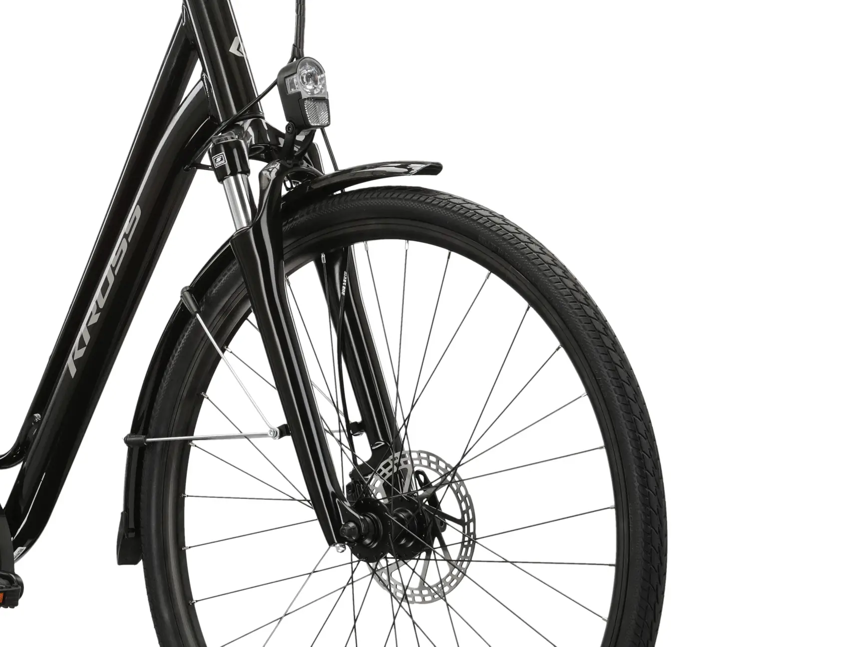 Bicicletă de oraș KROSS Sentio 3.0 roata 28", cadru 20", neagra [4]