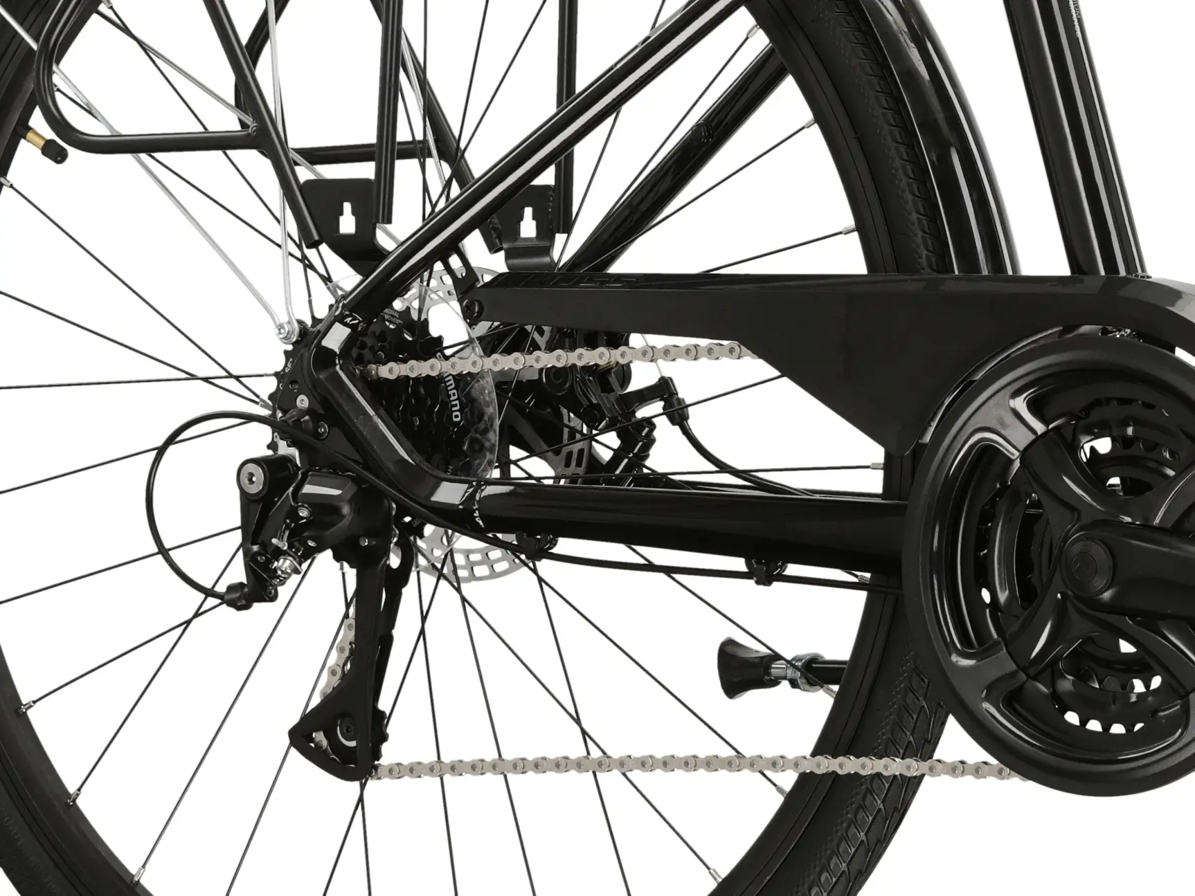 Bicicletă de oraș KROSS Sentio 3.0 roata 28", cadru 20", neagra [7]