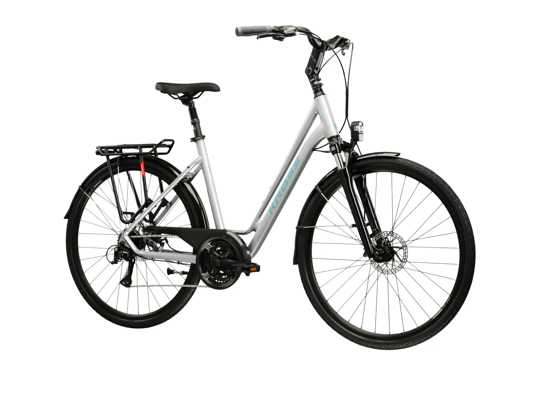 Bicicleta de oras KROSS Sentio 3.0, roata 28", cadru S (460 mm), argintiu [2]
