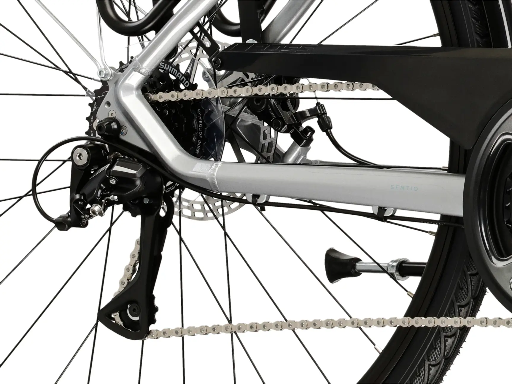 Bicicleta de oras KROSS Sentio 3.0, roata 28", cadru S (460 mm), argintiu [3]