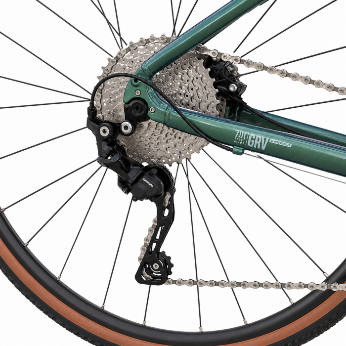 Bicicleta Gravel Devron 1.0 - 28 inch, M (480 mm), Verde [4]