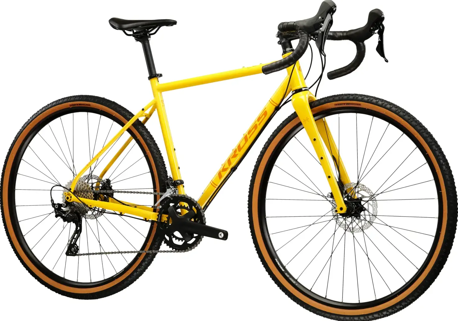 Bicicletă Kross Esker 4.0 galben-portocaliu, mărimea L, 540mm [2]