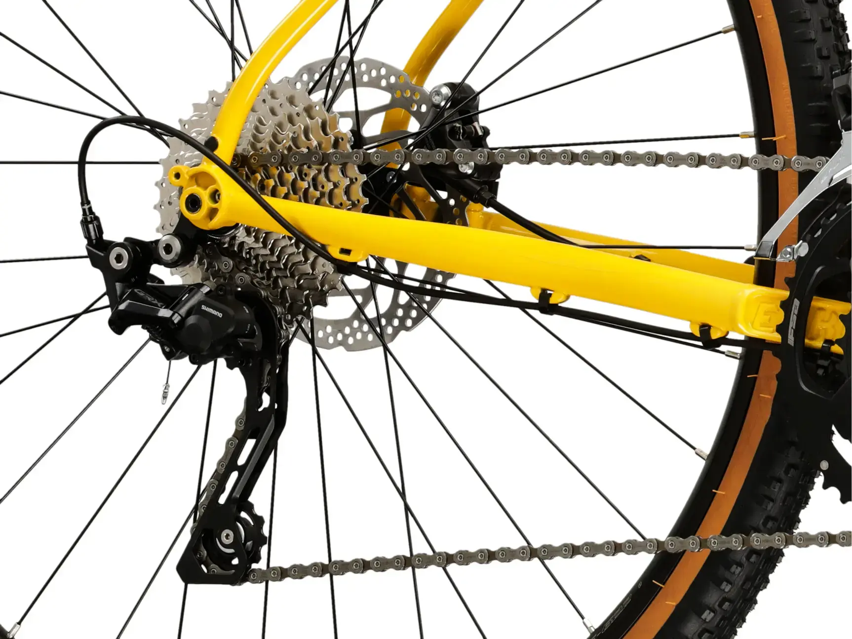 Bicicletă Kross Esker 4.0 galben-portocaliu, mărimea L, 540mm [7]