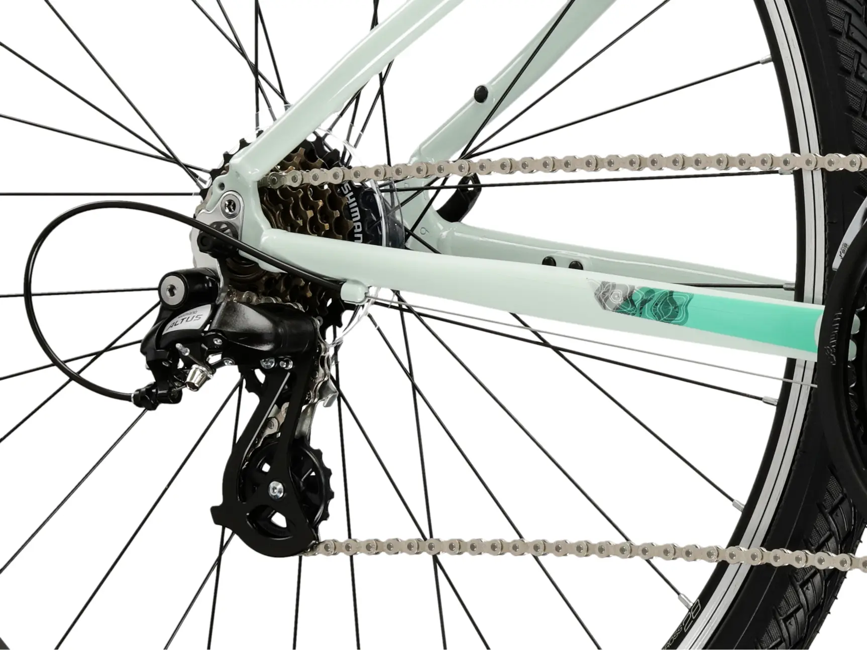 Bicicleta KROSS Evado 2.0, roata 28", cadru M/17", mint/negru [5]