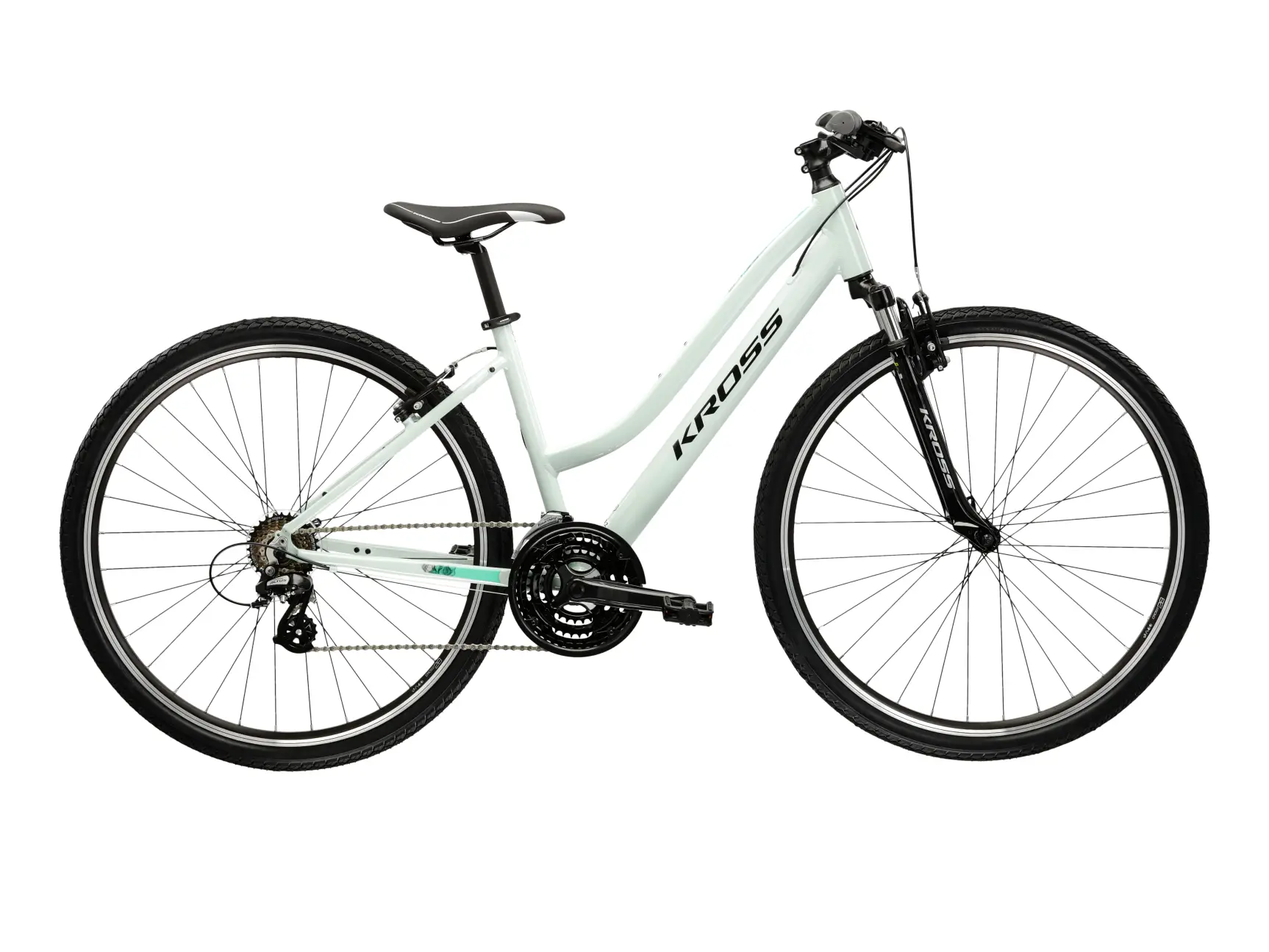 Bicicleta KROSS Evado 2.0, roata 28", cadru M/17", mint/negru [1]