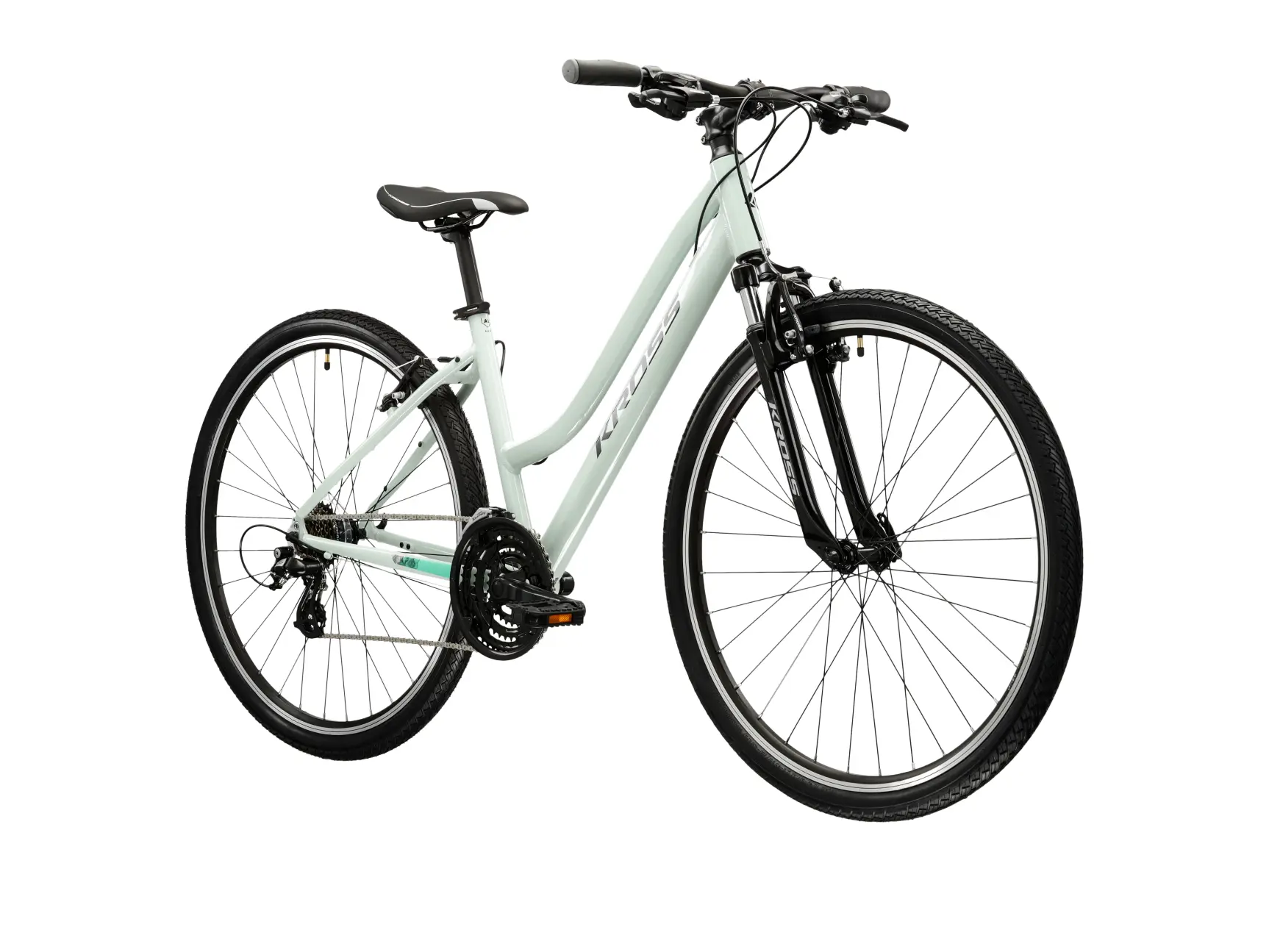 Bicicleta KROSS Evado 2.0, roata 28", cadru M/17", mint/negru [2]