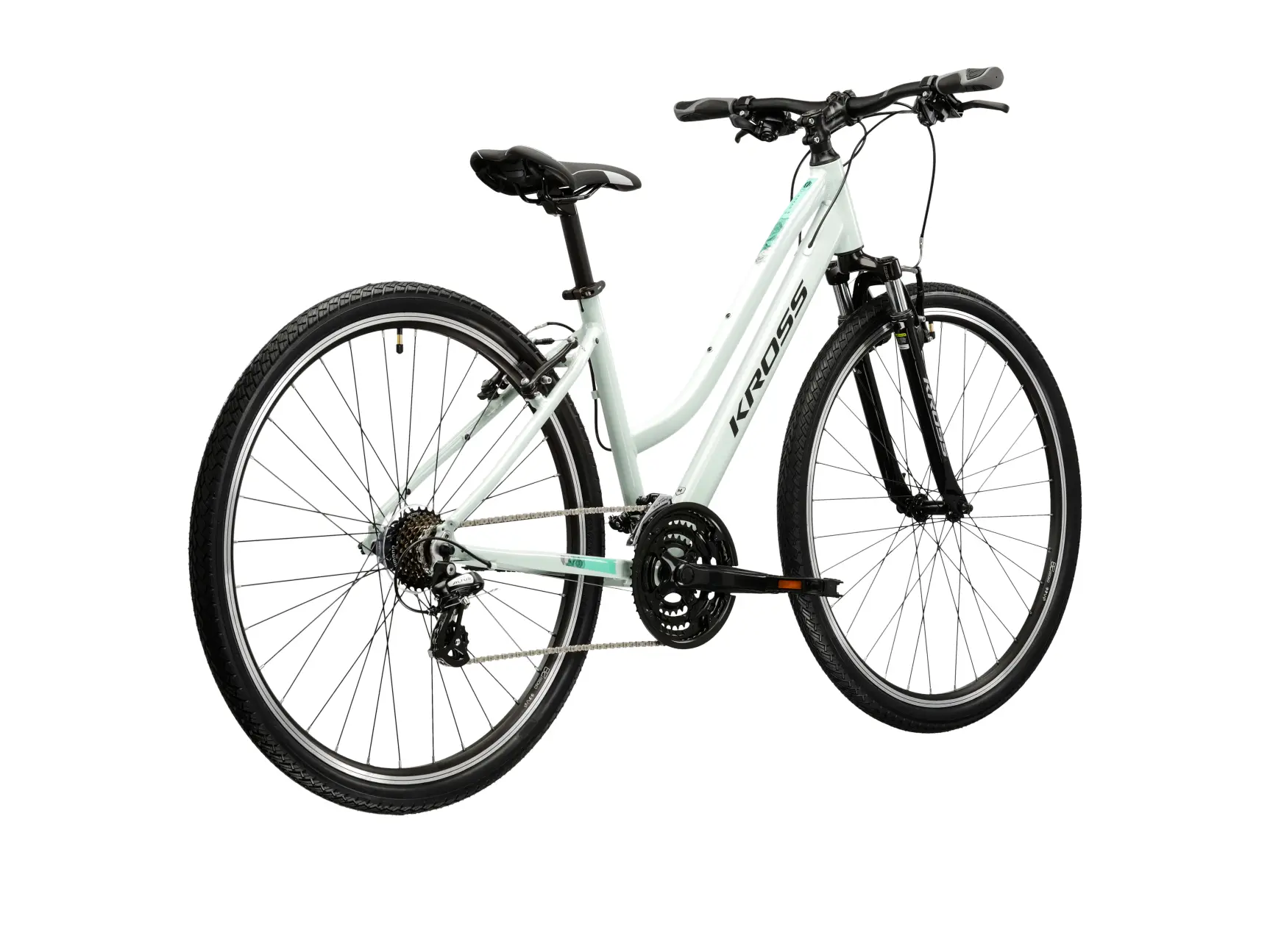 Bicicleta KROSS Evado 2.0, roata 28", cadru M/17", mint/negru [3]