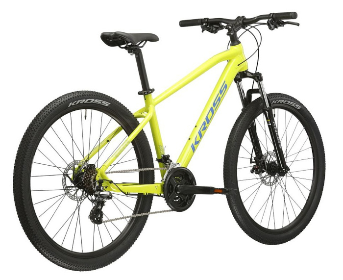 Bicicletă Kross Hexagon 2.0 29" - model 2025 verde lime / albastru / lucios - L (18") [3]