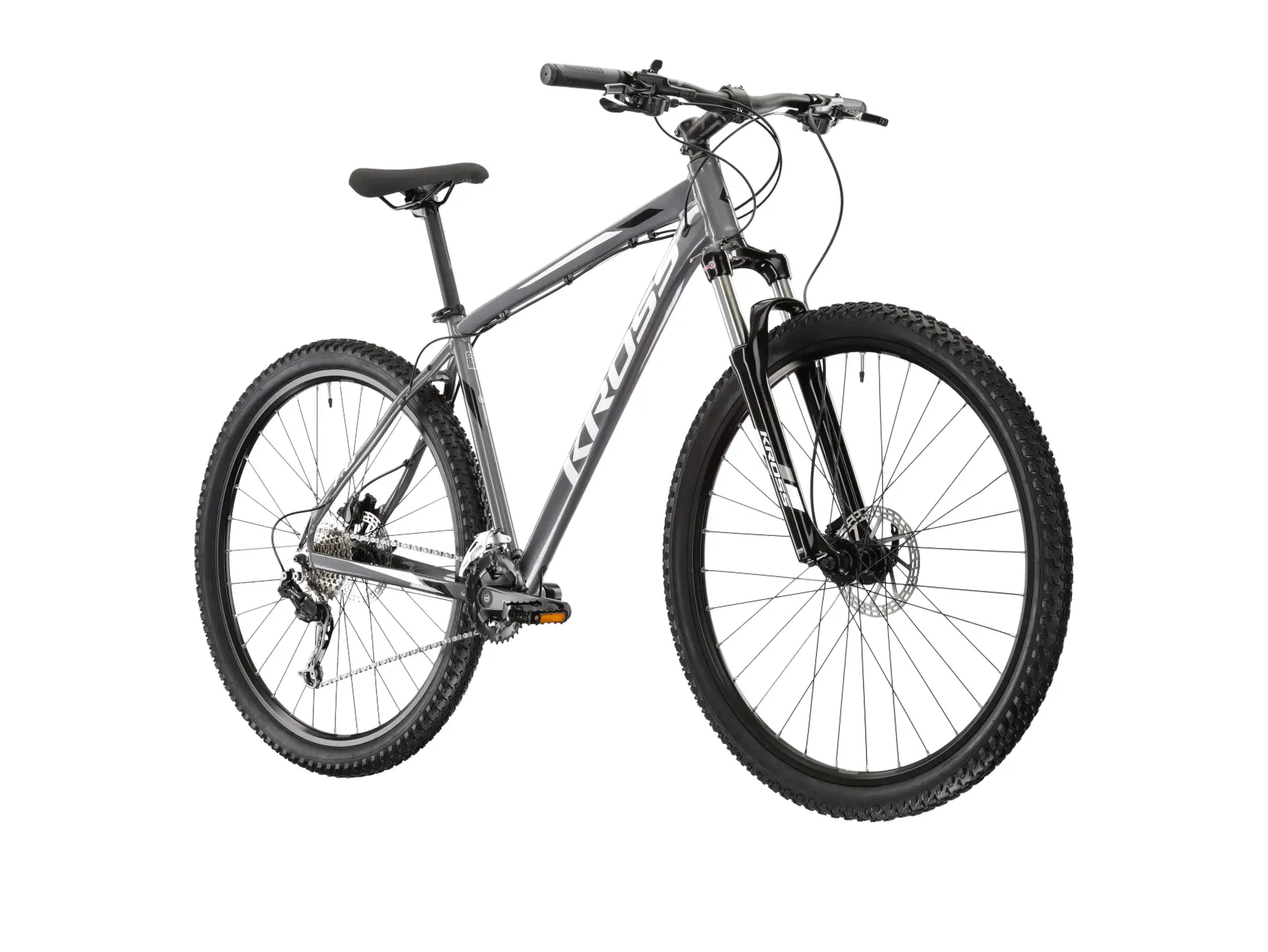 Bicicleta Kross Hexagon 7.0M, Roti 29 Graphite White Black [2]