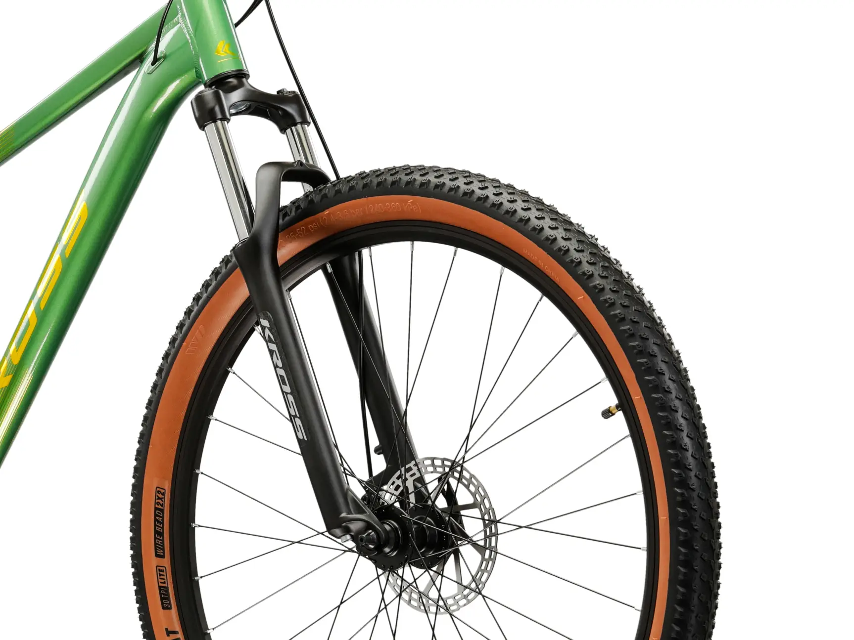 Bicicleta Kross Hexagon X200 verde, roata 27,5", cadru S (380 mm) [4]