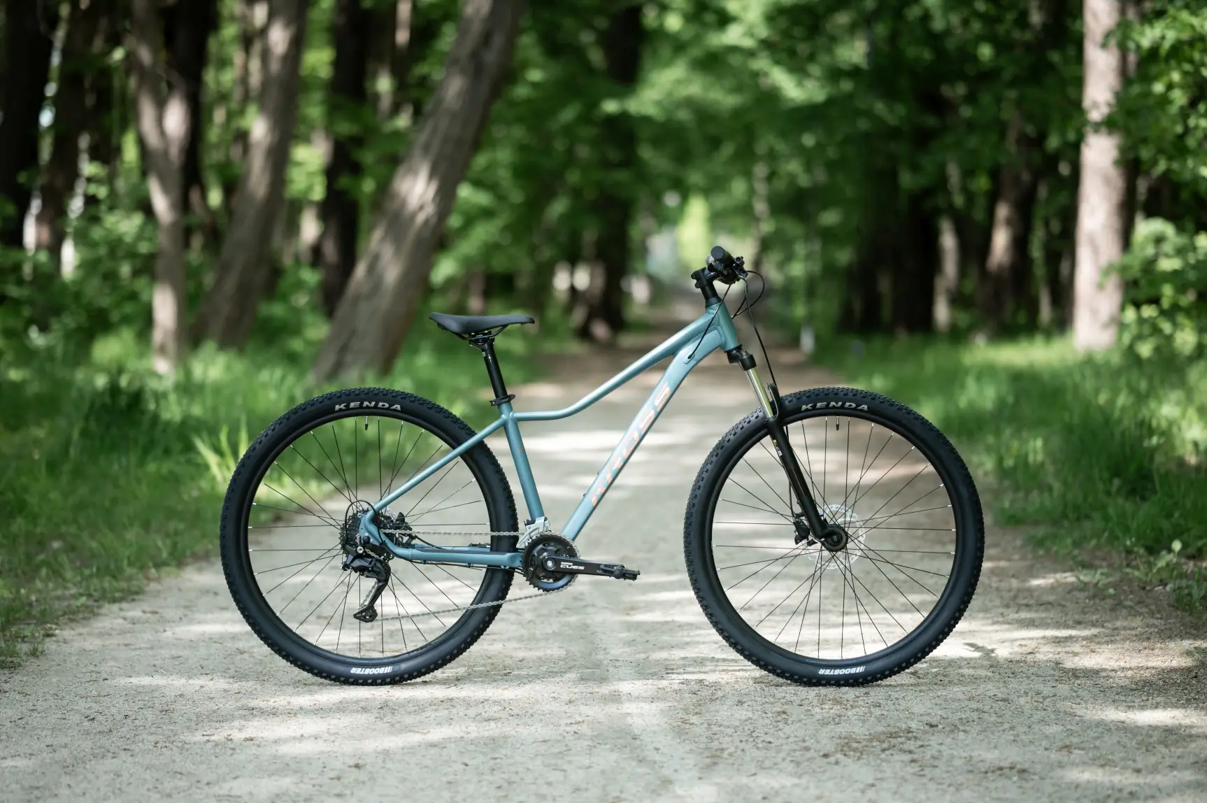 Bicicleta KROSS Lea X300 green / copper, roata 27,5", cadru XS (356 mm) [2]