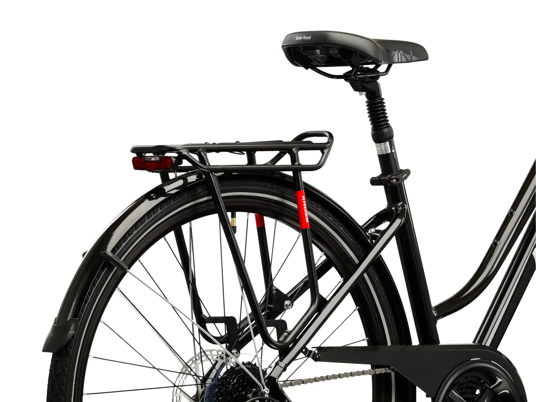 Bicicletă KROSS TRANS 4.0 28", neagra, M - 440 mm [8]