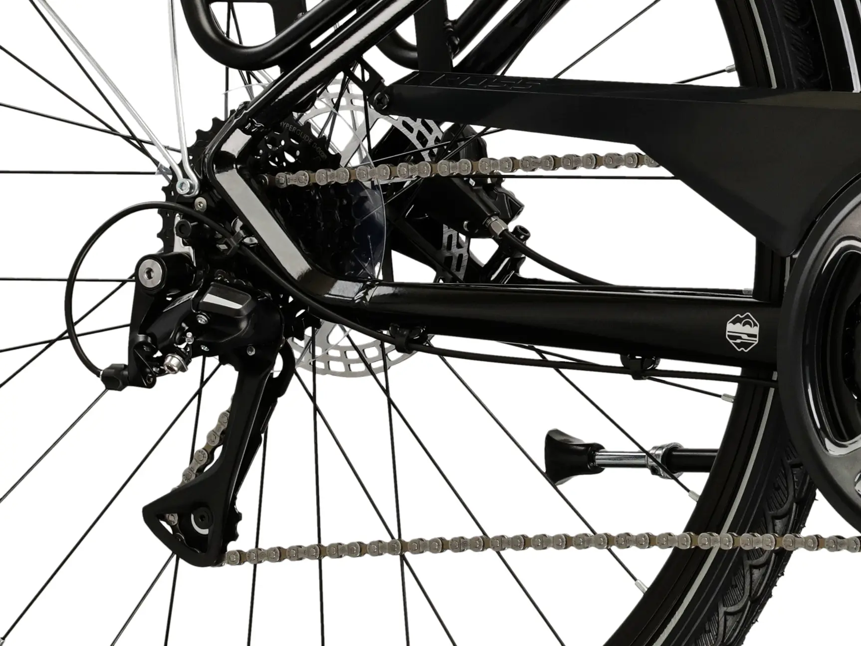 Bicicletă KROSS TRANS 4.0 28", neagra, M - 440 mm [5]