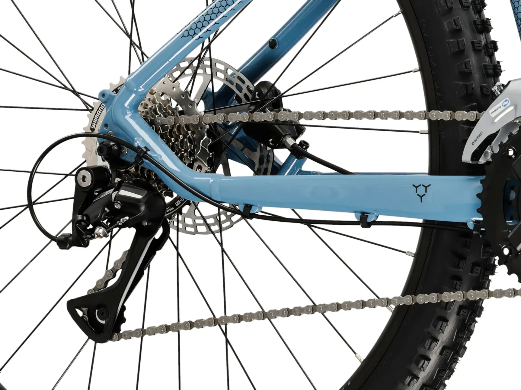 Bicicleta MTB Hardtail KROSS HEXAGON 4.0 Blue - Black - Glossy L (18") 29" [7]
