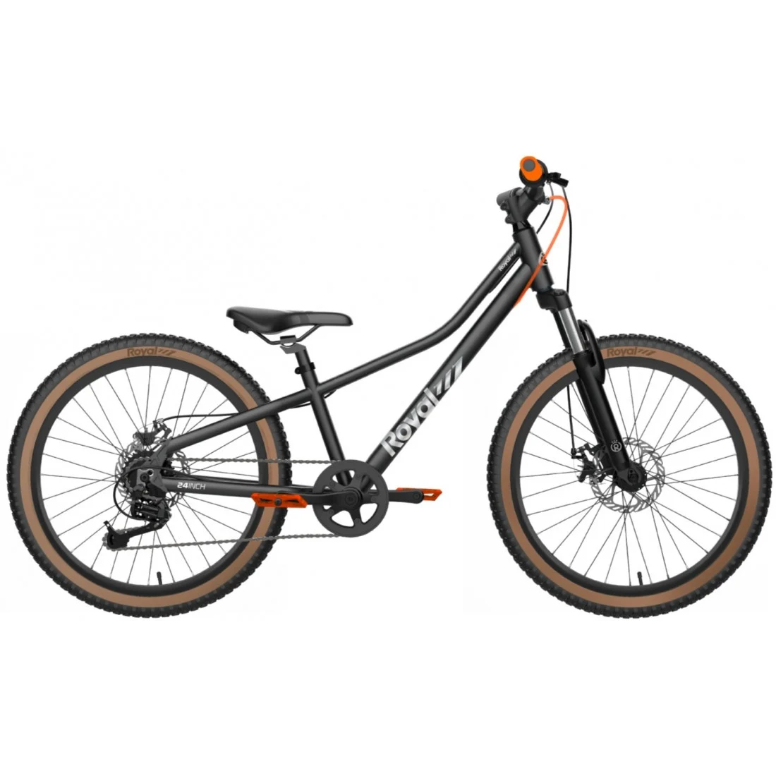 Bicicleta Royal Baby 7-17, 24 ", Negru [1]