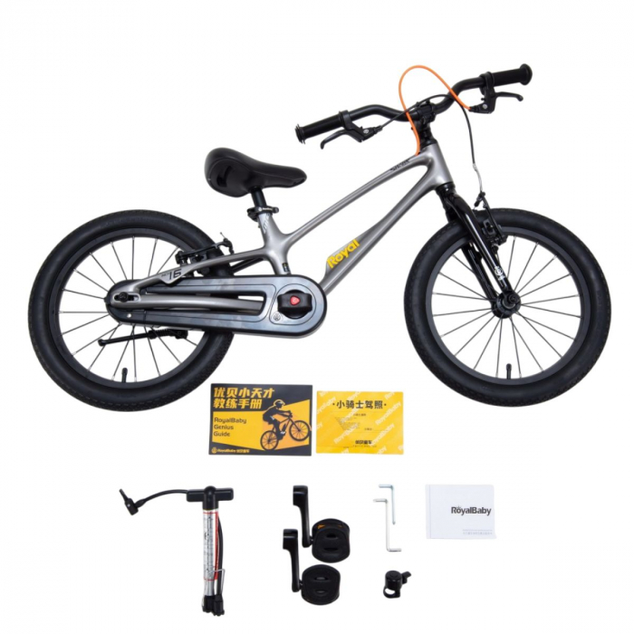 Bicicleta Royal Baby EZ Space Shark 18 Grey [4]