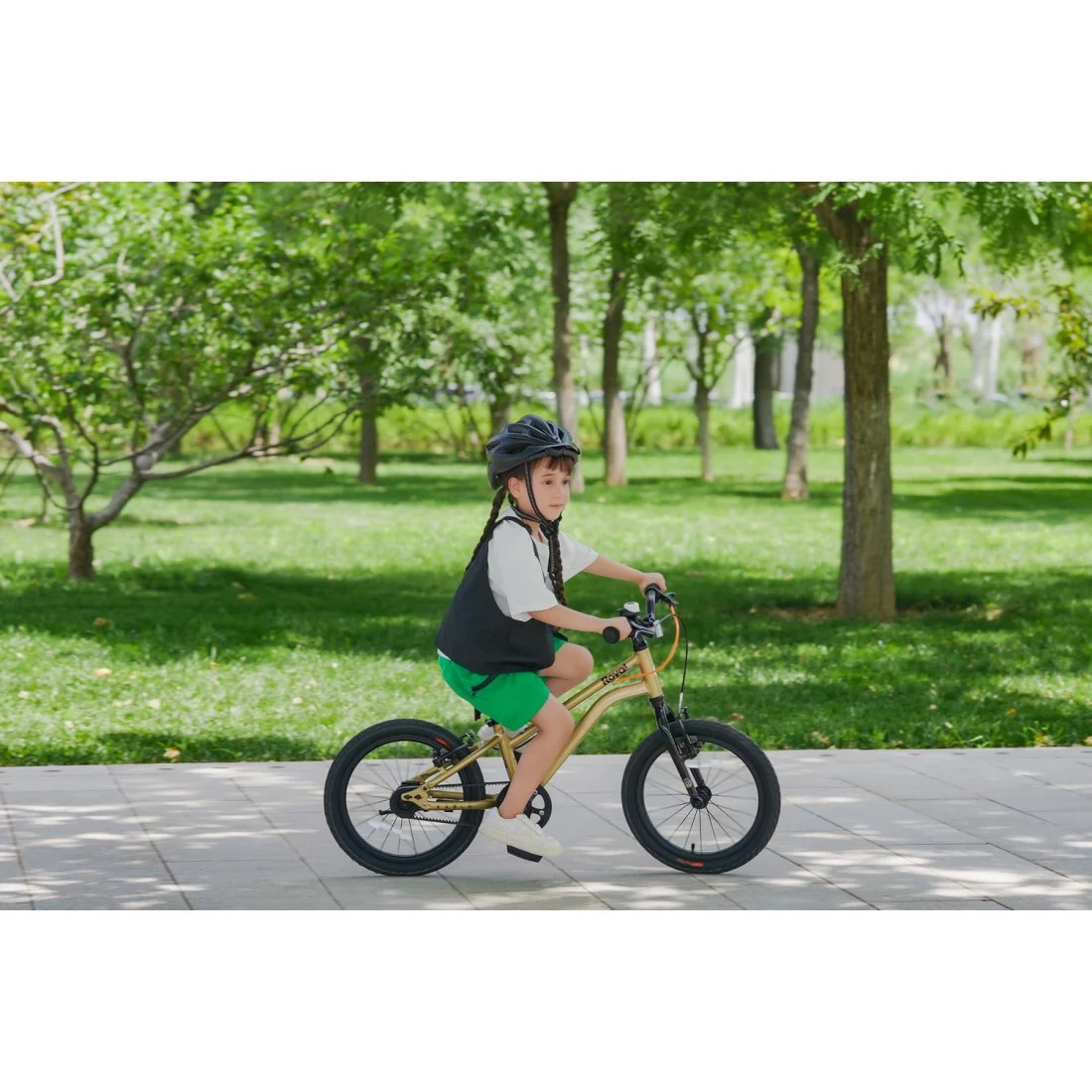 BICICLETA ROYAL BABY KABLE-BELT, 16 INCH, ALBASTRU [6]