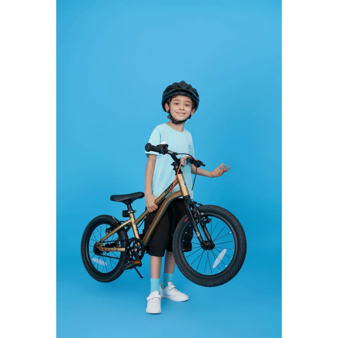 BICICLETA ROYAL BABY KABLE-BELT, 16 INCH, ALBASTRU [3]