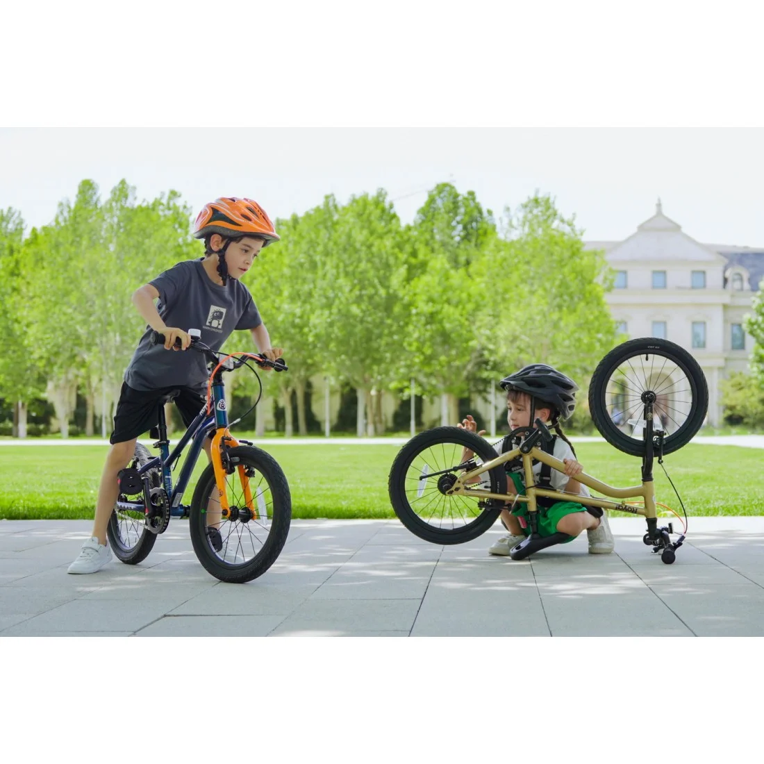 BICICLETA ROYAL BABY KABLE-BELT, 16 INCH, ALBASTRU [2]