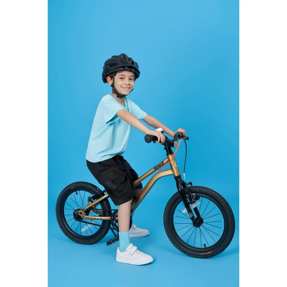 BICICLETA ROYAL BABY KABLE-BELT, 16 INCH, ALBASTRU [4]