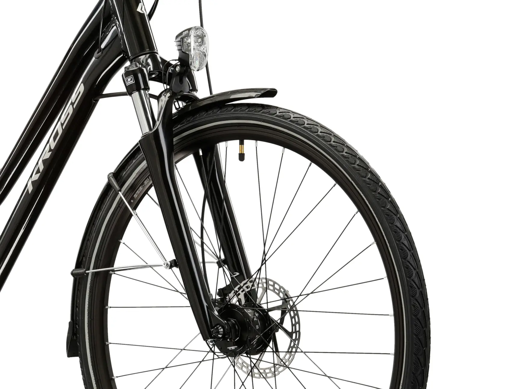 Bicicletă trekking KROSS Trans 4.0 roata 28", cadru 19"/L, neagră [5]