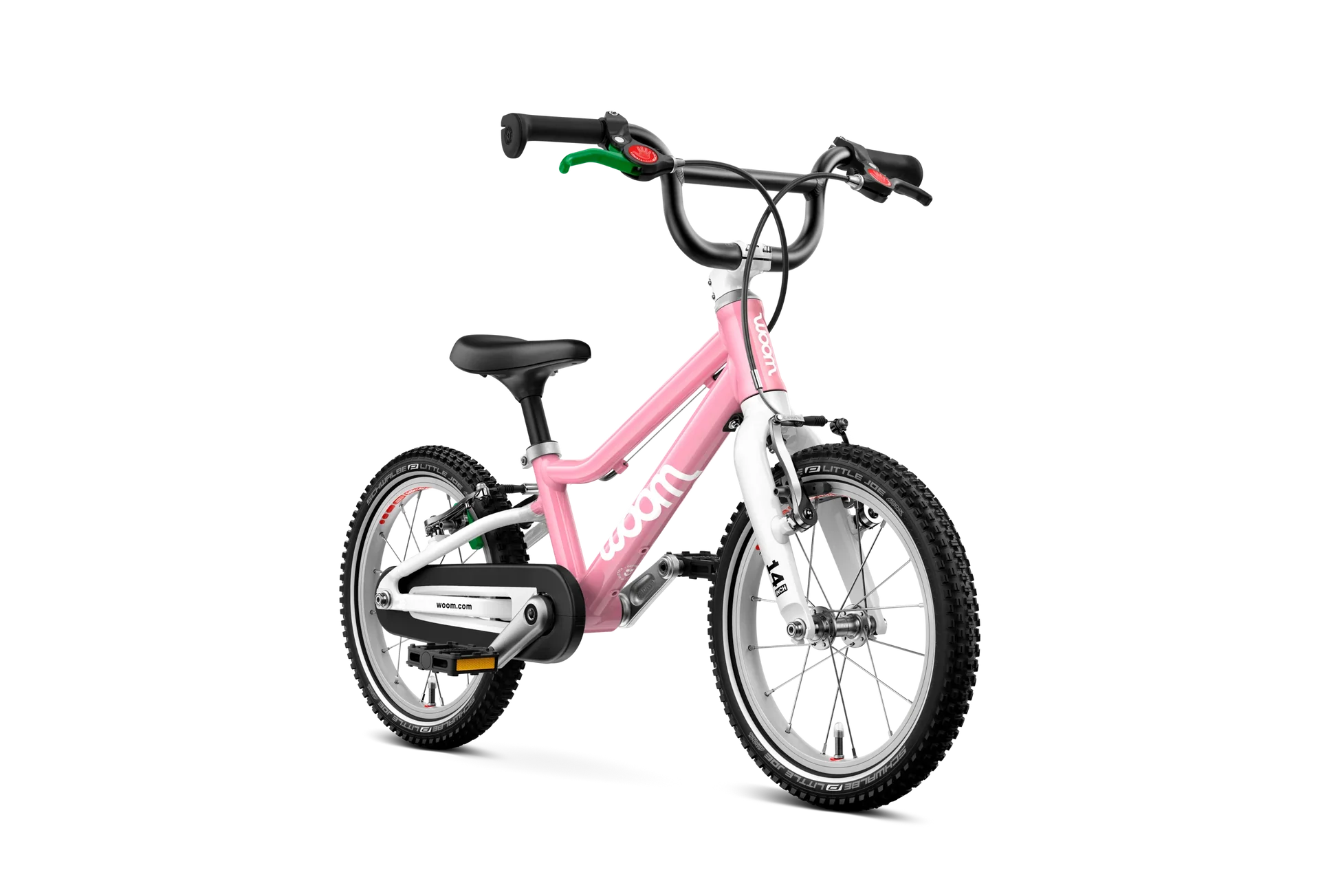 Bicicleta Woom Go 2, cu roti de 14", powder pink [2]