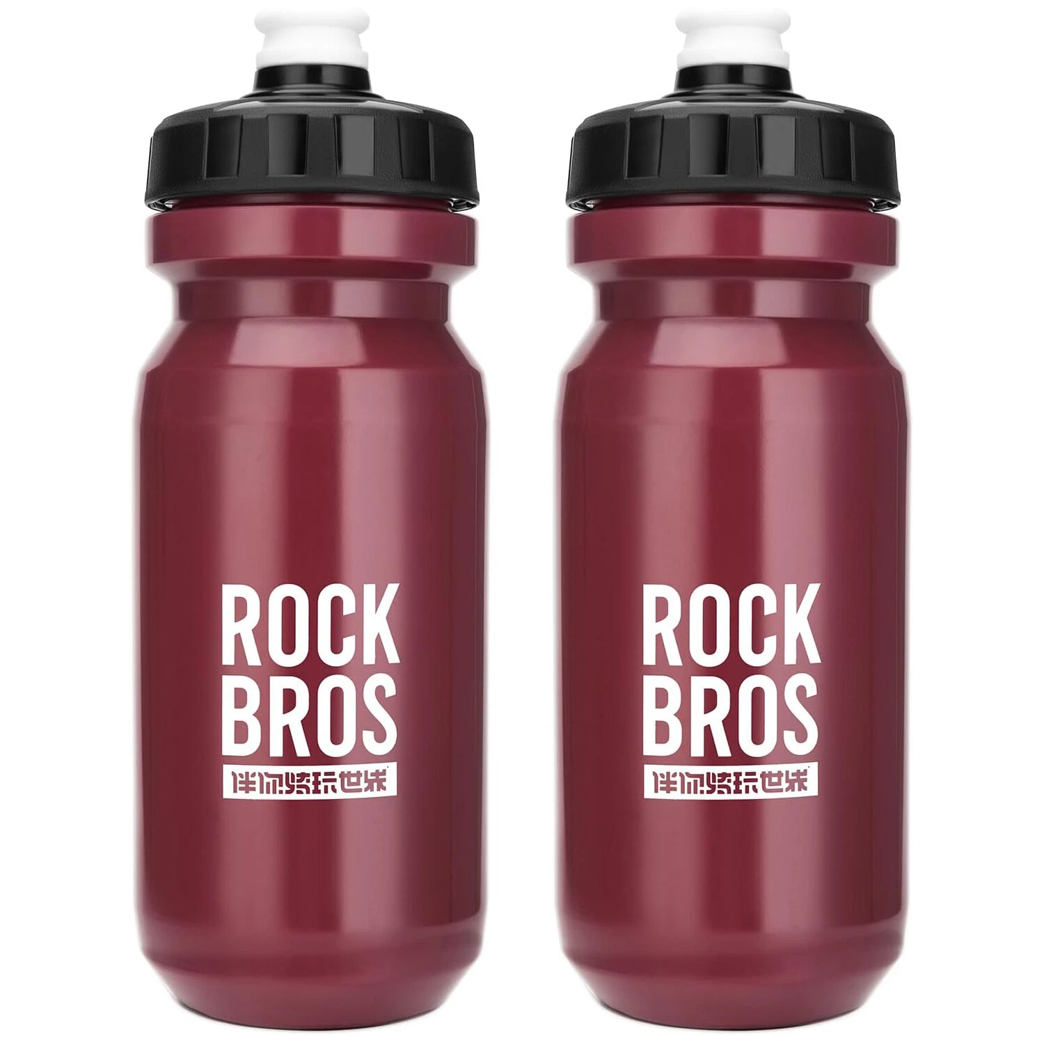 Bidon apă Rockbros, rosu bordo, 600ml [3]