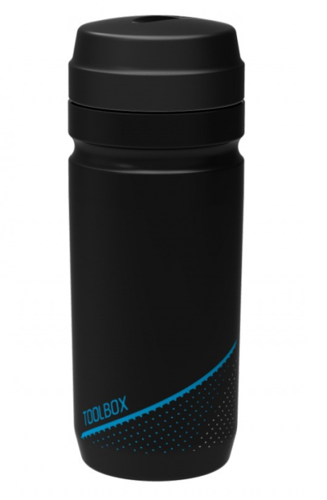 Bidon de scule CUBE 0.6L negru/gri/albastru [2]